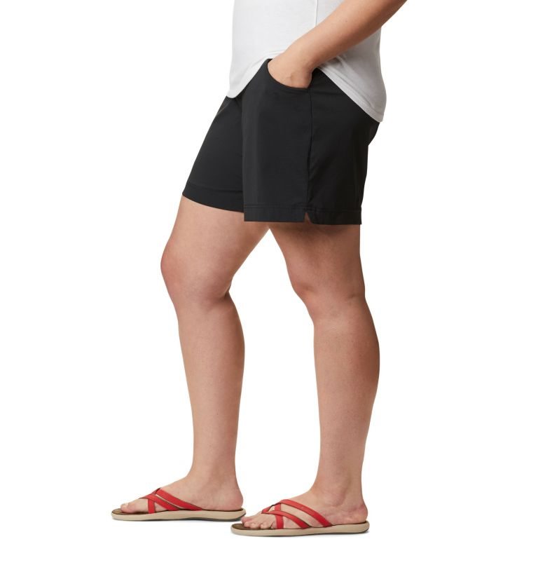 Women's Columbia Anytime Casual Shorts Black | Plus Size CA-KA1C8
